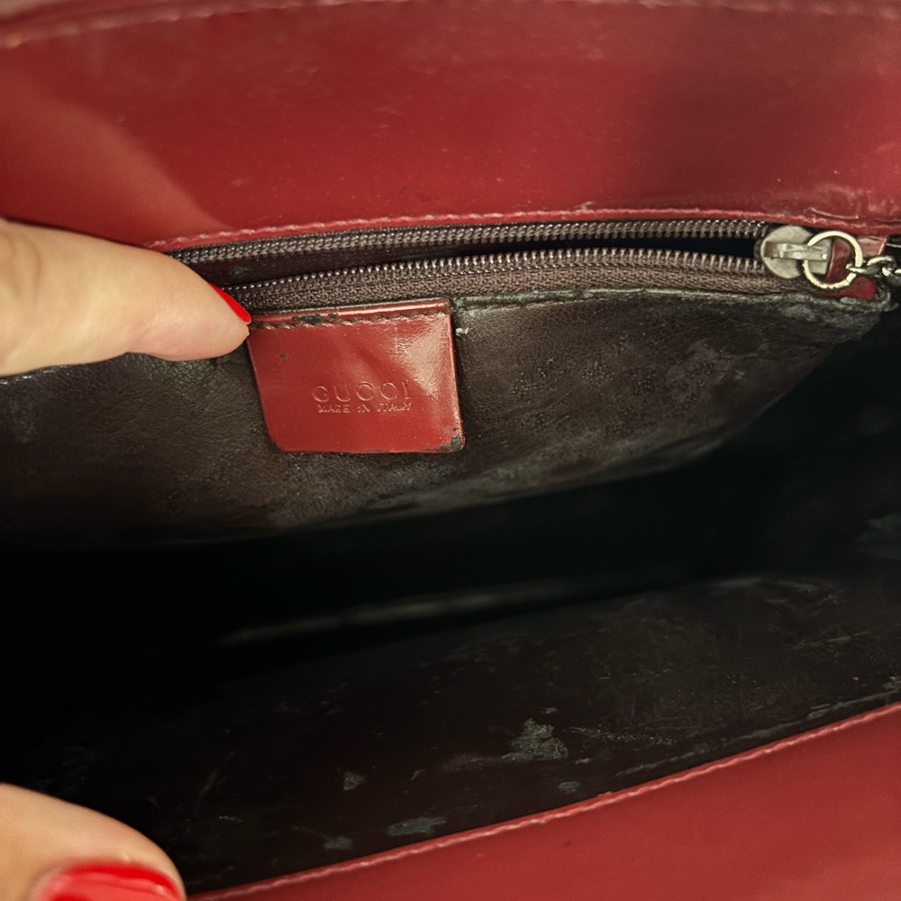 Gucci Black, Brown and Maroon Leather Messenger Trio - Picture 8 of 16